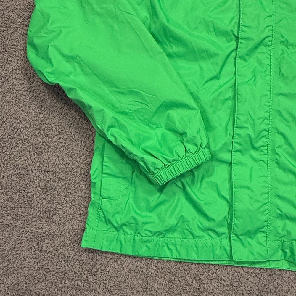 The North Face Jacket Girls Large 14/16 Green HyVent‎ Hooded Rain Waterproof